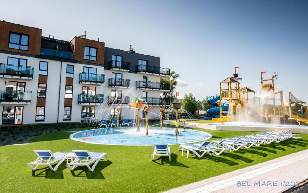 Bel Mare Aqua Apartament Parking Gratis + Taras Miedzyzdroje Bagian luar foto